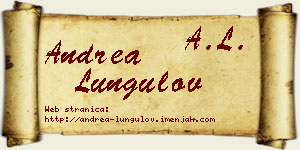 Andrea Lungulov vizit kartica